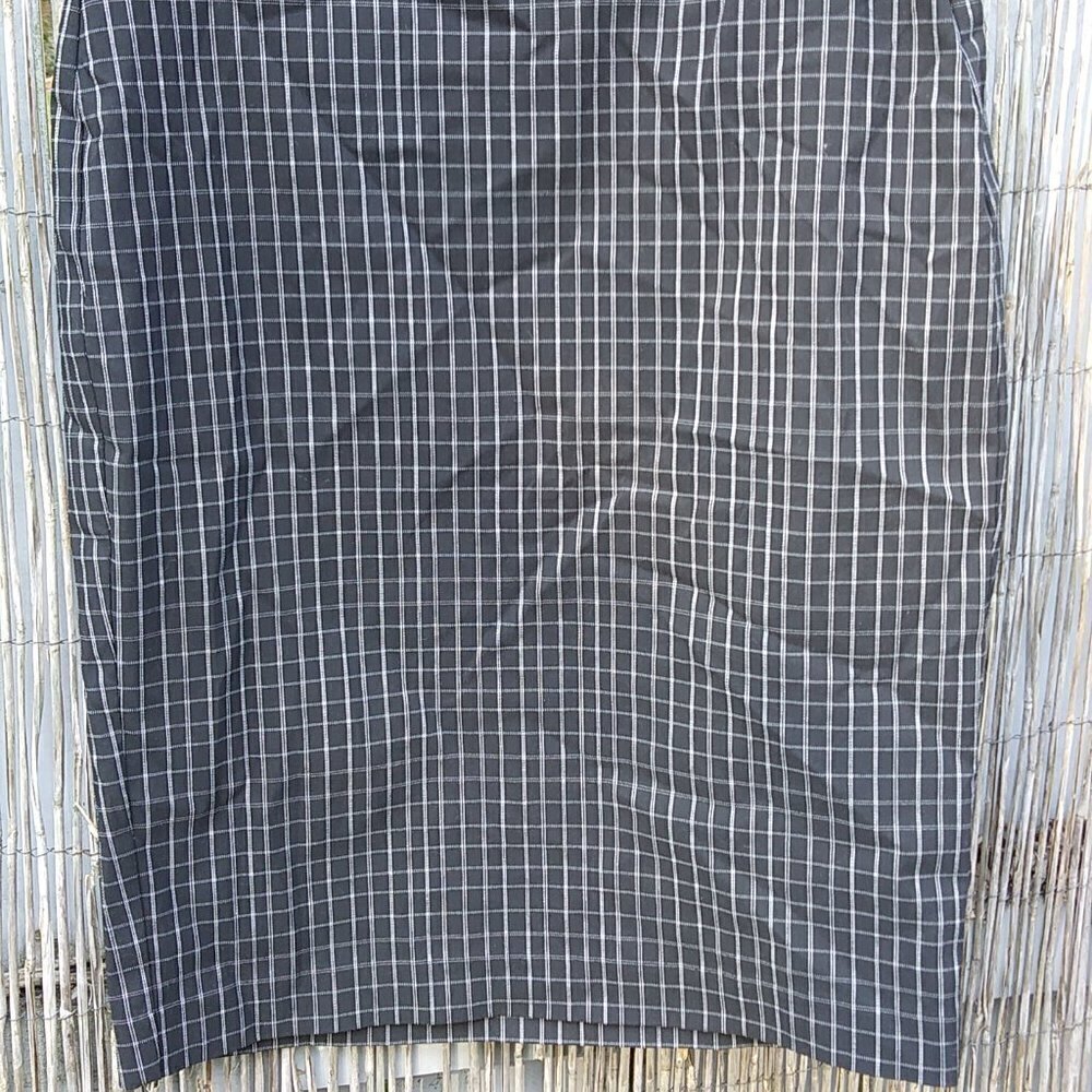 Elle Bl &Wh Pinstripe Straight Pencil Skirt - S - Picture 4 of 11